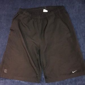 Black Nike athletic shorts